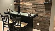 Real Weathered Wood Planks for Walls - Rustic Reclaimed barn Wood Paneling for Accent Walls, Easy Application (3 Square feet)