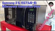 Oven Unboxing and Demo | Samsung Microwave Convection Oven Unboxing | 21 Litres CE73JD-B | SuperEats