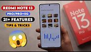 Redmi Note 13 Pro 5G Hidden Features! 😯 | Redmi Note 13 Pro+ 5G Tips & Tricks