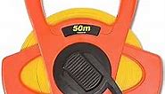 Lufkin Crescent 13mm x 50m Hi-Viz Orange Fiberglass Tape Measure - FM050CM,Orange/Black