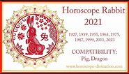 兔 Chinese Horoscope 2021 Rabbit • Chinese New Year 2021 • Year of the White Metal Ox 牛