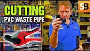 How to Cut & Connect PVC Waste Pipe - Plumbing DIY
