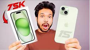 iPhone 15 Green Unboxing * 75K ONLY * Crazy Deal