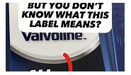 What Oil labels mean?
