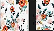 Ayotu Colorful Case for All-New Kindle Oasis (10th Gen, 2019 Release & 9th Gen, 2017 Release) PU Leather Smart Waterproof Cover,Auto Wake/Sleep,ONLY Fits All-New 7” Kindle Oasis,KO Flowers