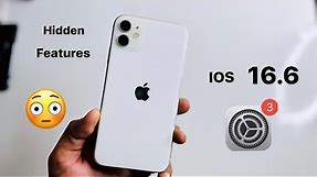 iPhone 11 Hidden Features on IOS 16.6 || New Update IOS 16.6 Secret Tricks