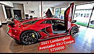 2021 Lamborghini Aventador SVJ Coupe Is $750000 *PIECE OF ART* Walkaround Review in [4K]