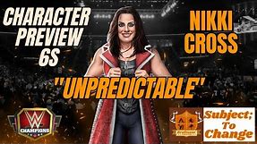 6s Character Preview - Nikki Cross Unpredictable - WWE Champions Gameplay