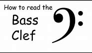 How to read the Bass Clef Song