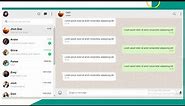 Whatsapp Chat Design in Html and CSS - How to Make a ChatBox Like WhatsApp Web