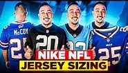 NIKE NFL JERSEY SIZING | WHAT SHOULD I GET??? | NIKE ELITE, LIMITED, GAME & PLAYER LEGEND JERSEY |