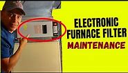 How to Clean an Electronic Air Cleaner Filter | Furnace Efficiency