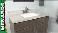 How to Install a Vanity Top - Menards