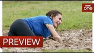Amber Davies' Mud Run slip - And They're Off for Sport Relief - BBC One