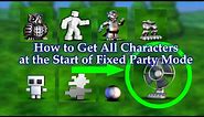 FNAF World - How to Unlock/Get ALL CHARACTERS at the Start of FIXED PARTY Mode (Pre-Update 1)