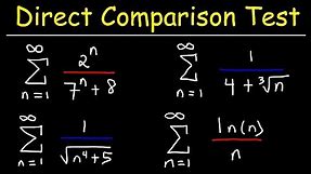 Direct Comparison Test - Calculus 2