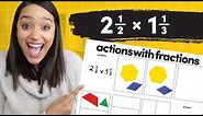 How to Teach Multiplying Fractions with Pattern Blocks | 4.NF.4, 5.NF.4, 5.NF.6