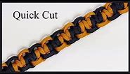 Paracord Bracelet Instructions: "Lightning Bolt" Bracelet Design Quick Cut