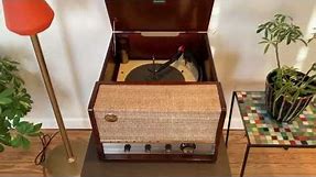 1956 Emerson Model 858 Vintage Tube Record Player/Radio Restored by Jimmy O!