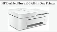Download setup software for HP DeskJet Plus 4100 All-in-One Printer