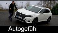 DS7 Crossback FULL REVIEW Performance Line + Plugin-Hybrid driving all-new SUV - Autogefühl