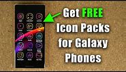 Download Stunning Icon Packs for All Samsung Galaxy Smartphones - (FREE)