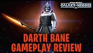 Darth Bane is AMAZING! The NEW Mini Galactic Legend in SWGoH! | Darth Bane Gameplay Review