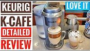 2021 REVIEW KEURIG K-Cafe Espresso Latte Cappuccino K Cup Coffee Maker HOW TO USE