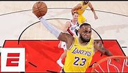 LeBron James makes debut, Lakers lose season opener vs Blazers | NBA Highlights