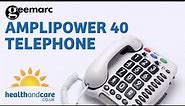 Get A Close Look At the Geemarc Amplipower 40 Amplified Telephone