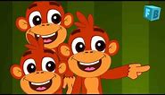 Five Little Monkeys Jumping On The Bed | Children Nursery Rhyme | Flickbox Kids Songs