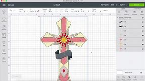 3D Layered Cross Mandala [Free Cricut SVG]