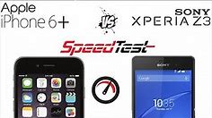 Xperia Z3 vs iPhone 6 Plus - Speed Test (4K)