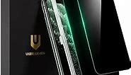 UNBREAKcable Privacy Tempered Glass Screen Protector for iPhone 11 Pro Max/Xs Max [2-Pack] [True 28°Anti Spy] [Easy Installation Frame] [9H Hardness Shatterproof ] [Anti-Fingerprint] for Apple 6.5"