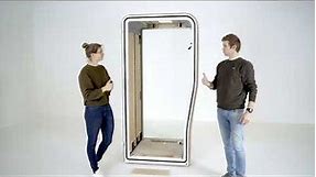 Transform Your Open Office with BuzziNest Acoustic Phone Booth. How to installation video.