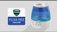 Vicks Filter-Free Ultrasonic Cool Mist Humidifier - V4600