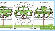 My Family Tree Worksheet