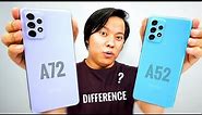 Samsung Galaxy A52 vs A72 Unboxing : What's the Difference 🤔 ??