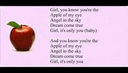 Micah G-Apple Of My Eye Lyrics