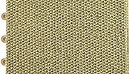 Greatmats Interlocking Carpet Tile, Modular, 1x1 Ft x .5 Inch Tiles, 20 Pack (Tan)