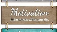Office Wall Decor Inspirational Rustic Wall Decor Office Decor Motivational Wall Plaques with Sayings Wooden Wall Hangings Ability Sign Bathroom Decor for Home Office Wall Art (Bright Color)
