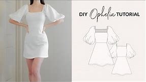 DIY Puff Sleeve Dress + Sewing Pattern
