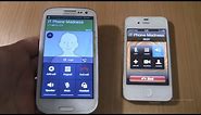 Over the Horizon Incoming call&Outgoing call at the Same Time Samsung Galaxy S3 Duos+Iphone 4s ios 6