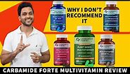 Carbamide forte multivitamin review | with probiotics and ashwagandha | sports multivitamin