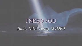 BTS Jimin "I Need U" Remix Solo Dance in MMA 2019 [Full Clean Audio]