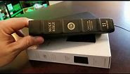 Crossway ESV Large Print Compact Bible in Black Top Grain Leather cover - Review