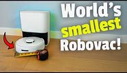 World's Smallest Robot Vacuum Has A Special Skill!