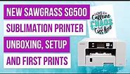 🔥 NEW Sawgrass SG500 Sublimation Printer Unboxing, Setup and First Prints