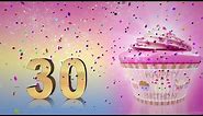 30 years congratulations. 30th birthday song. Happy Birthday To You 30 Funny Birthday Video.
