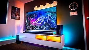 The DREAM Modern Living Room Setup for Work & Gaming - Minimal & Simple!